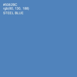 #5082BC - Steel Blue Color Image
